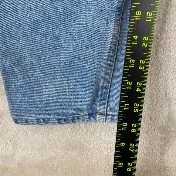 Bugle Boy Women's Jeans 8 Short  High-Waisted Light Blue Denim 100% Cotton - Picture 3 of 10